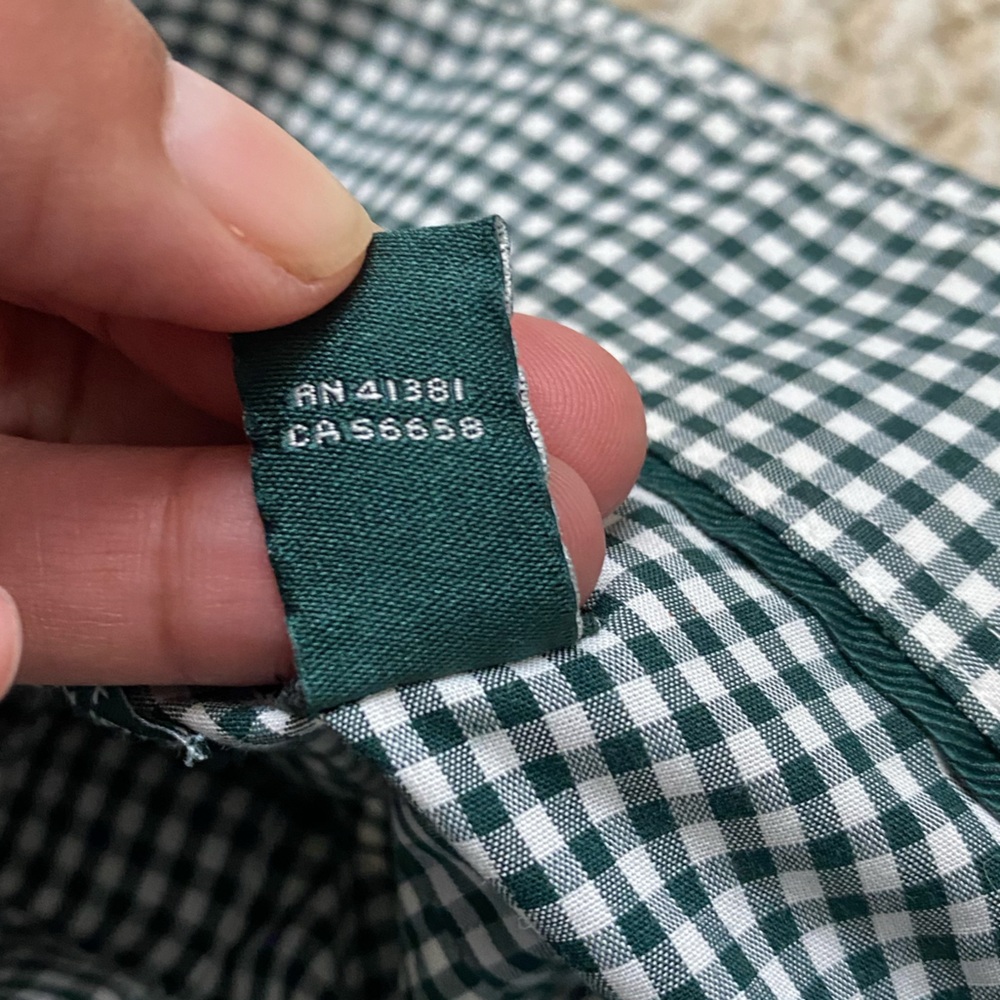 RALPH LAUREN | Cotton Button Down Classic Fit Stretch Shirt Size 16.5 34/35 - Picture 7 of 14